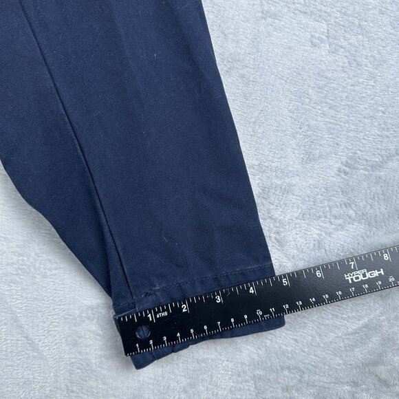 Divided By H&M Parka Jacket Mens Size Medium Hooded Full Zip Up Navy - Picture 13 of 15